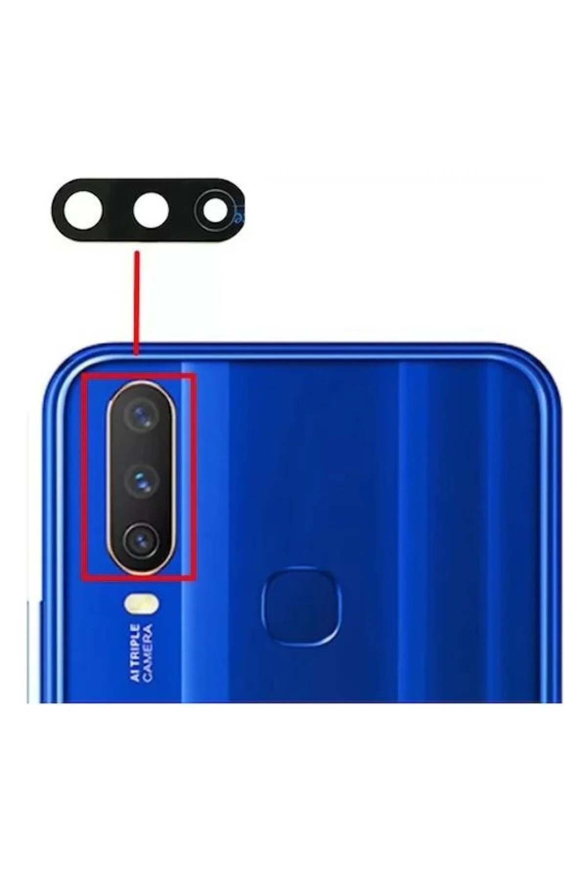 Vivo Y17 Ile Uyumlu Kamera Camı Ithal Set