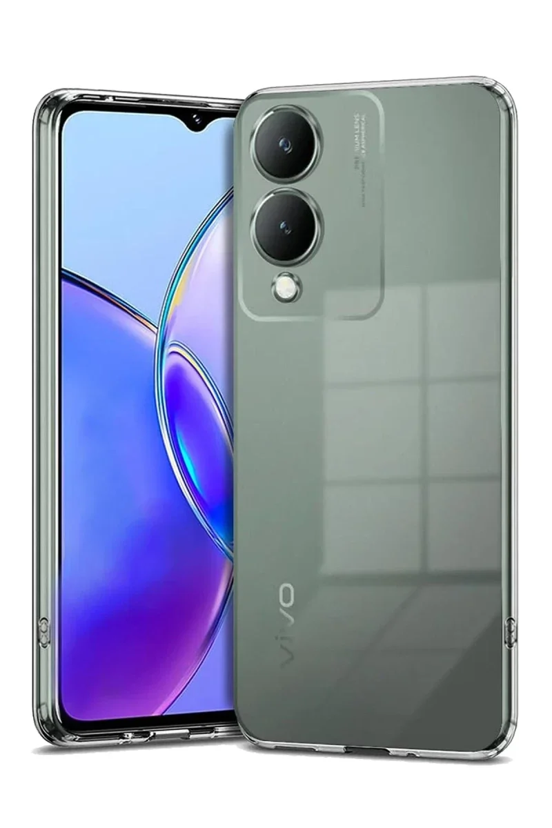 Vivo Y17S Kılıf Lüx Şeffaf Silikon