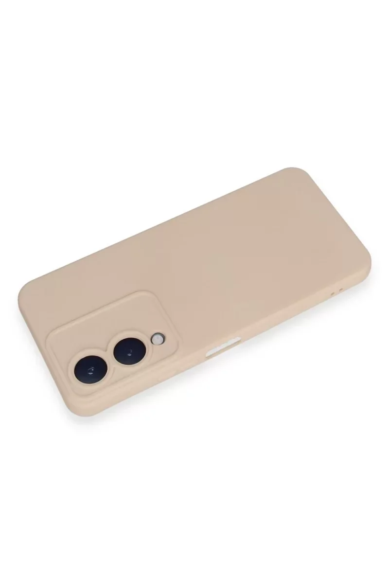 Vivo Y17S Kılıf Nano içi Kadife Silikon - Pudra