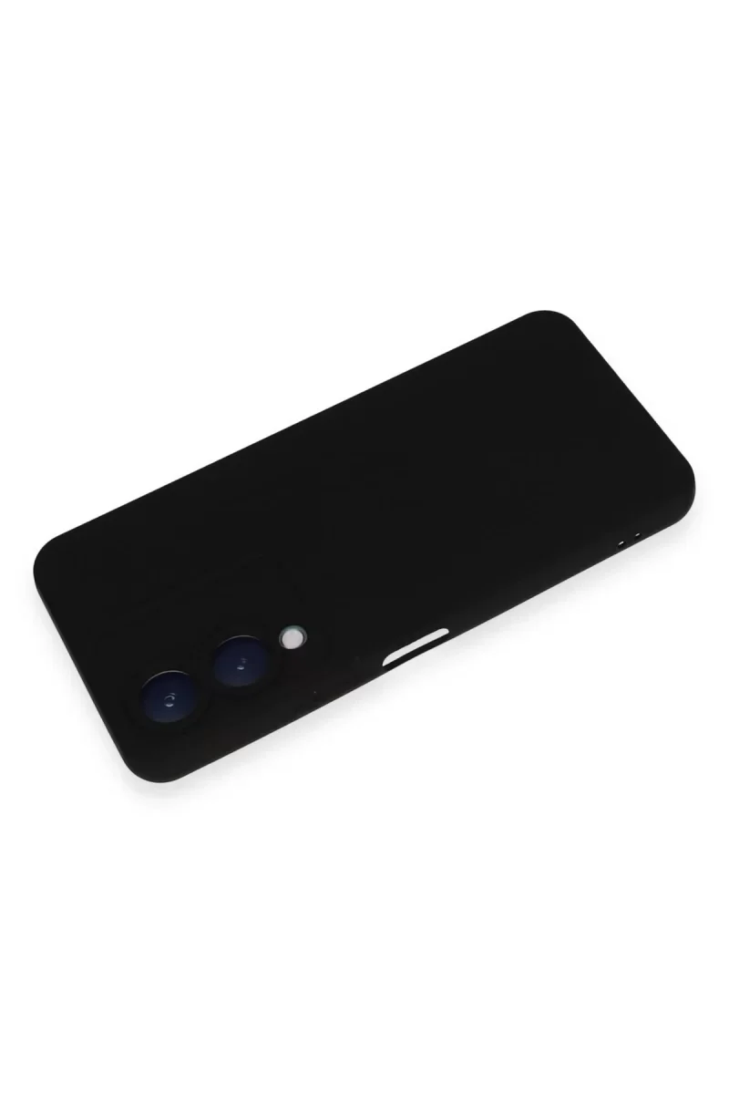 Vivo Y17S Kılıf Nano içi Kadife Silikon - Siyah Vivo Y17S Kılıf Nano içi Kadife Silikon - Siyah