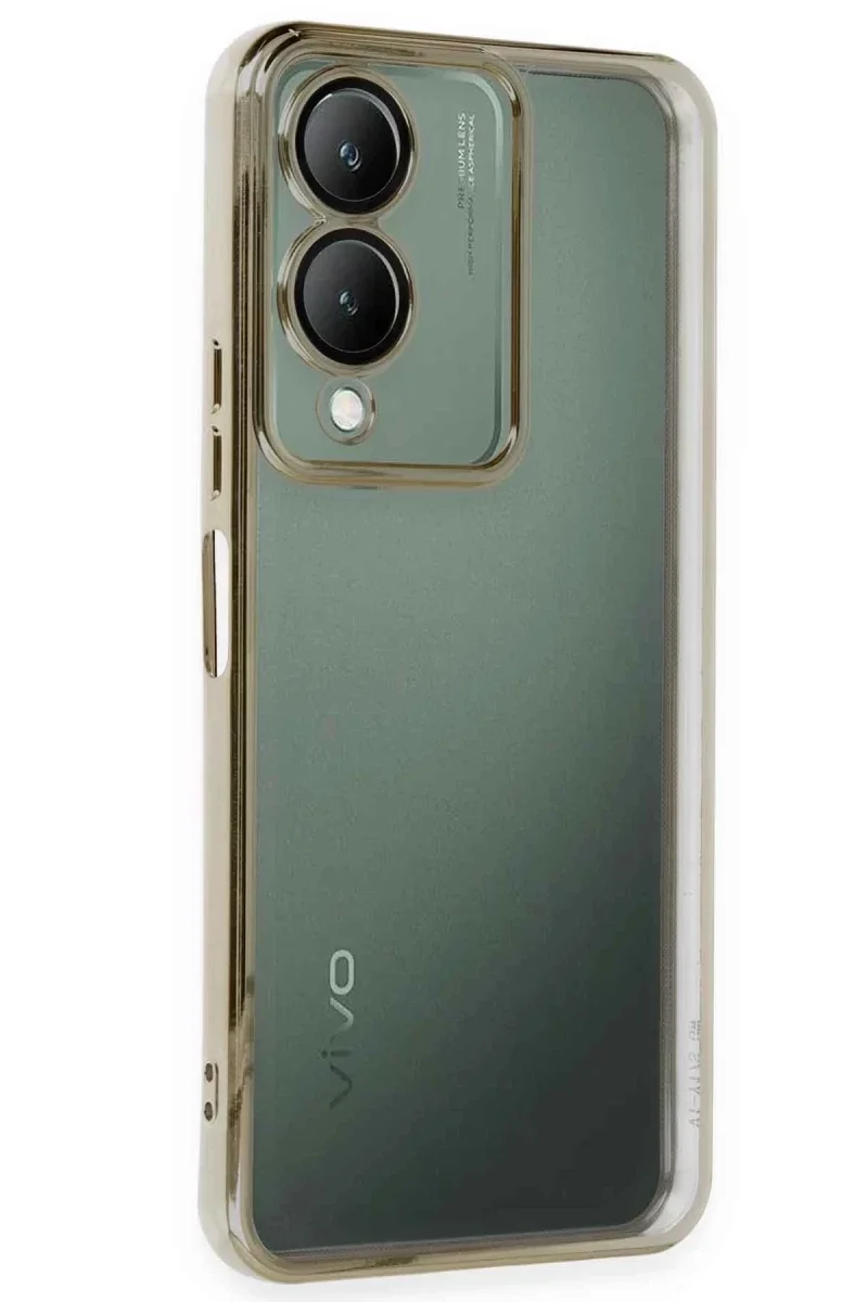 Vivo Y17S Kılıf Razer Lensli Silikon - Gold Fiyatı, Yorumları ve Özellikleri