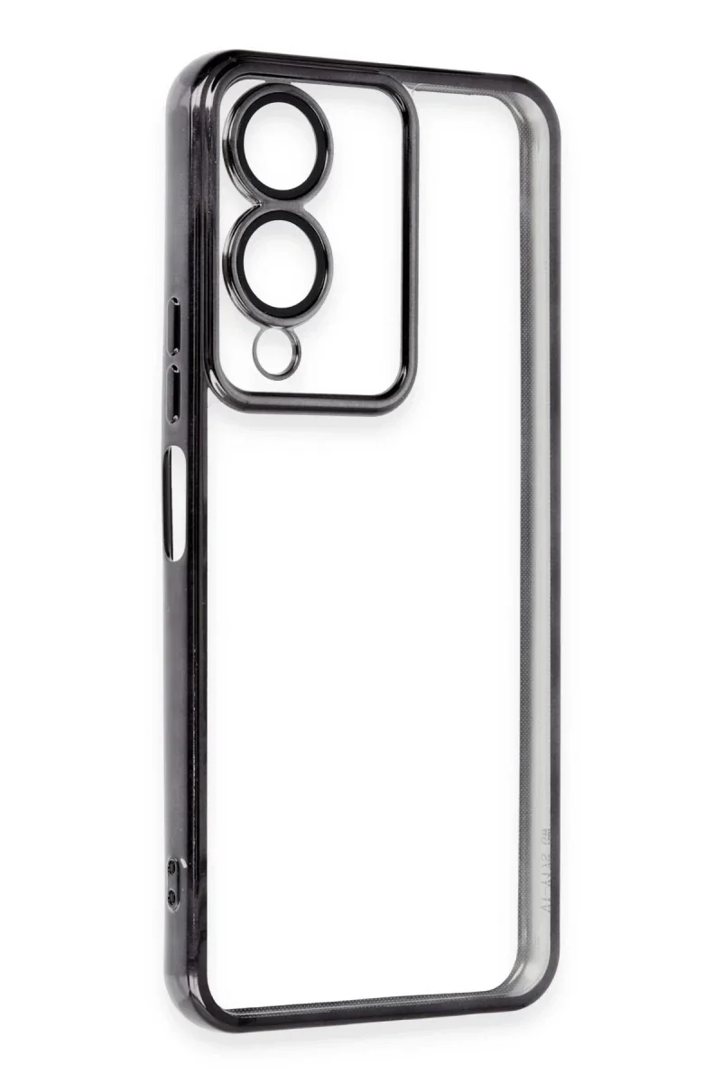 Vivo Y17S Kılıf Razer Lensli Silikon - Siyah