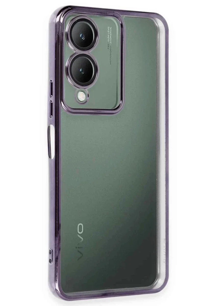 Vivo Y17S Kılıf Razer Lensli Silikon - Mor Fiyatı, Yorumları ve Özellikleri