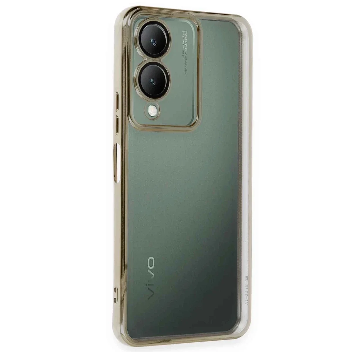 Vivo Y17S Kılıf Razer Lensli Silikon - Gold Fiyatı, Yorumları ve Özellikleri
