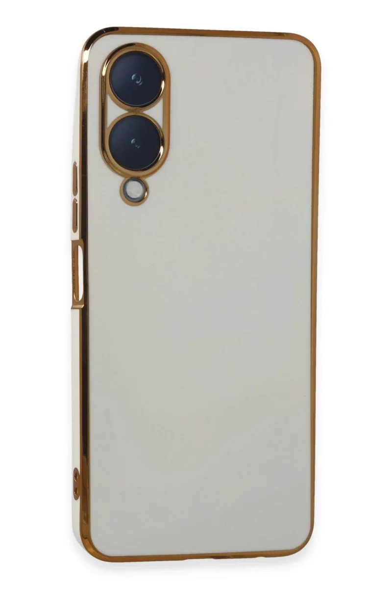 Vivo Y17S Kılıf Volet Silikon - Beyaz Vivo Y17S Kılıf Volet Silikon - Beyaz