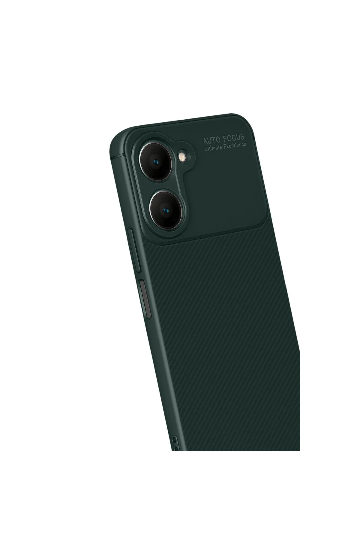 Vivo Y18 Kılıf Auto Focus Karbon Kapak - Koyu Yeşil Vivo Y18 Kılıf Auto Focus Karbon Kapak - Koyu Yeşil