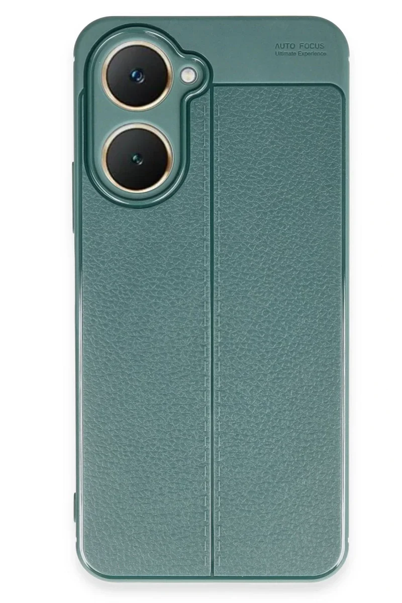Vivo Y18 Kılıf Auto Focus Kapak - Koyu Yeşil Vivo Y18 Kılıf Auto Focus Kapak - Koyu Yeşil