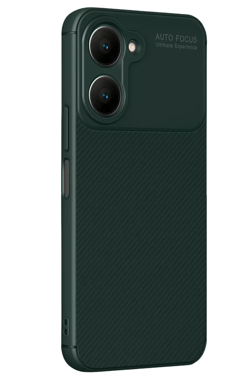 Vivo Y18 Kılıf Auto Focus Karbon Kapak - Koyu Yeşil Fiyatı, Yorumları ve Özellikleri