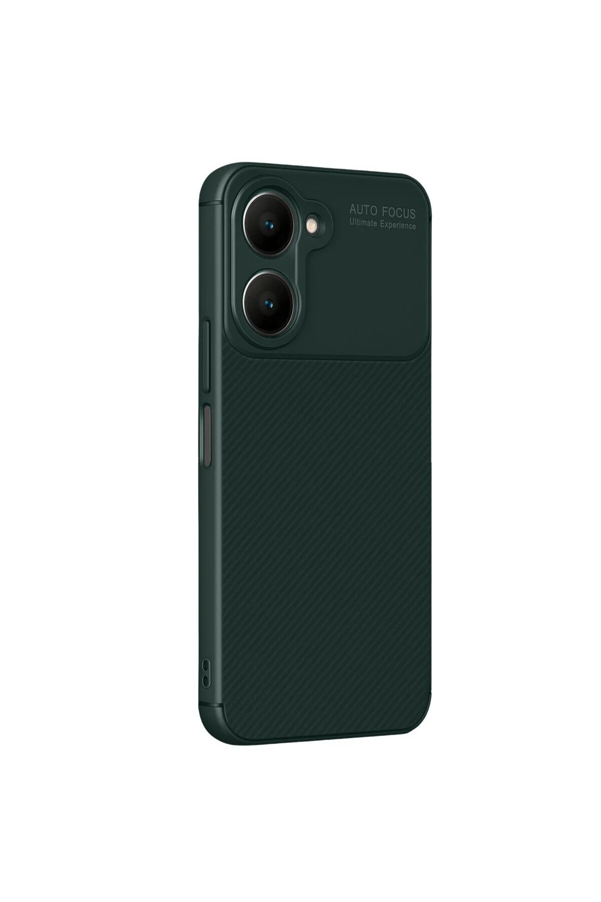 Vivo Y18 Kılıf Auto Focus Karbon Kapak - Koyu Yeşil Vivo Y18 Kılıf Auto Focus Karbon Kapak - Koyu Yeşil