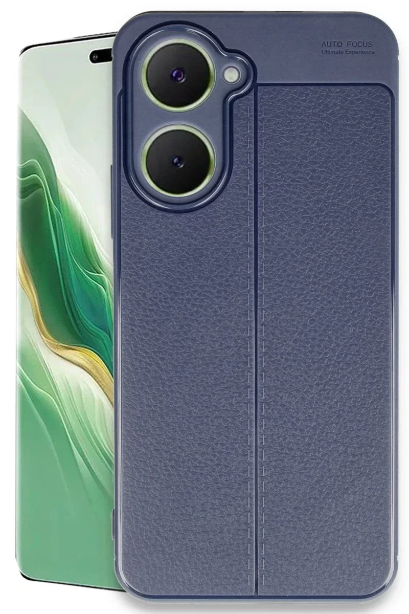 Vivo Y18 Kılıf Auto Focus Kapak - Lacivert Vivo Y18 Kılıf Auto Focus Kapak - Lacivert