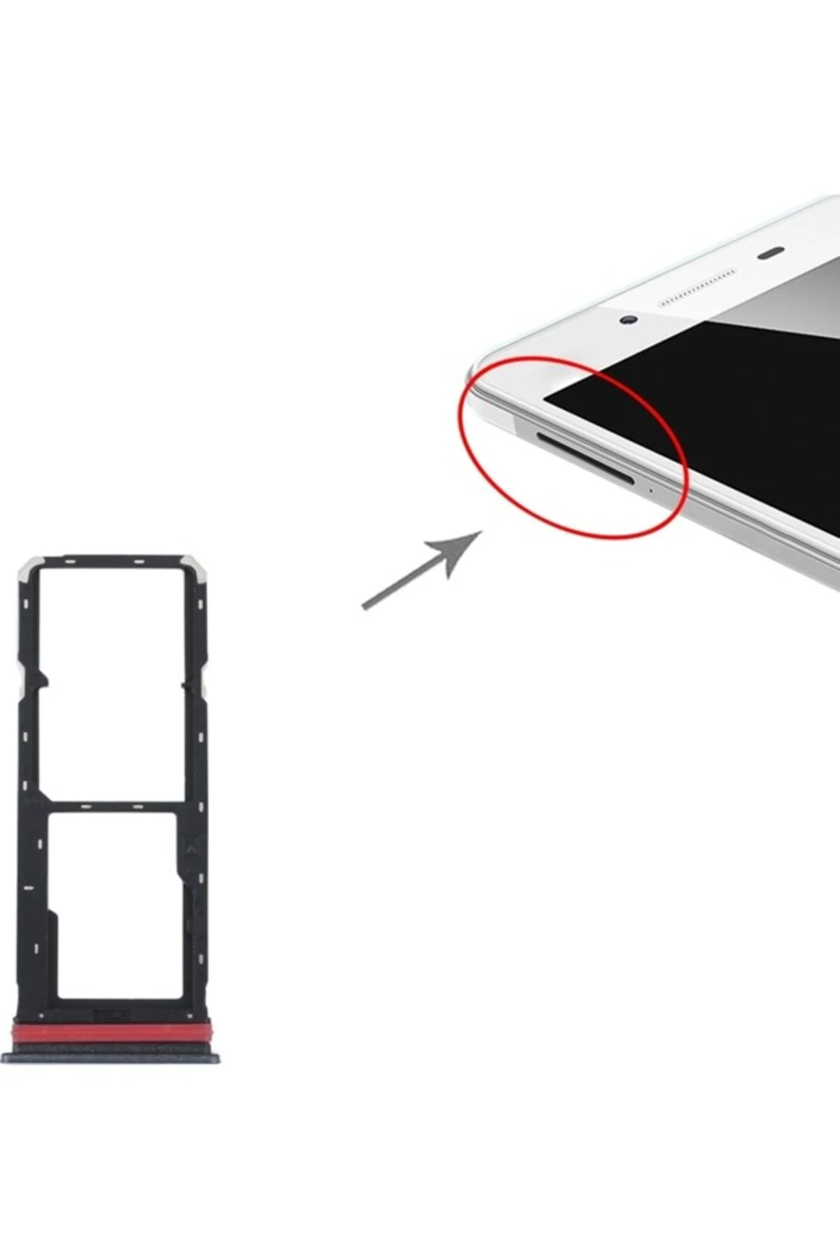 Vivo Y18 Uyumlu Sim Tepsisi Kahverengi