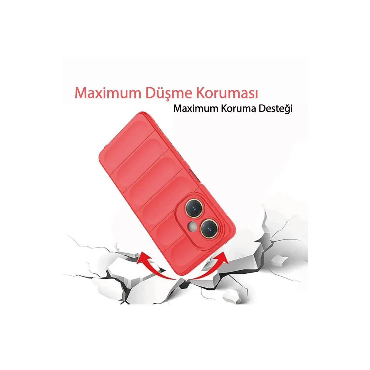 Vivo Y27 ile Uyumlu Optimum Silikon Kılıf - Krem | Darbe Korumalı Fiyatı, Yorumları ve Özellikleri