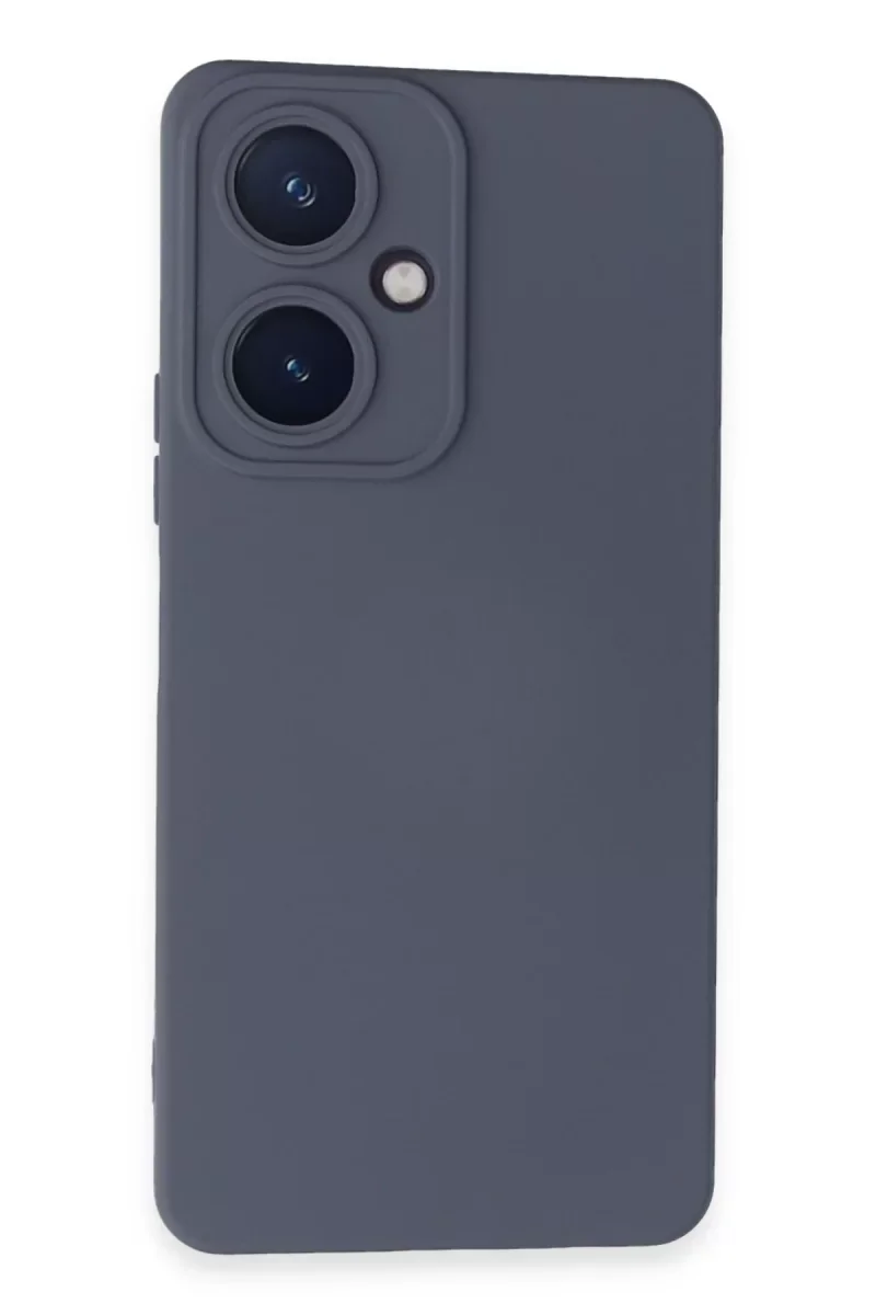 Vivo Y27 Kılıf Nano içi Kadife Silikon - Gri
