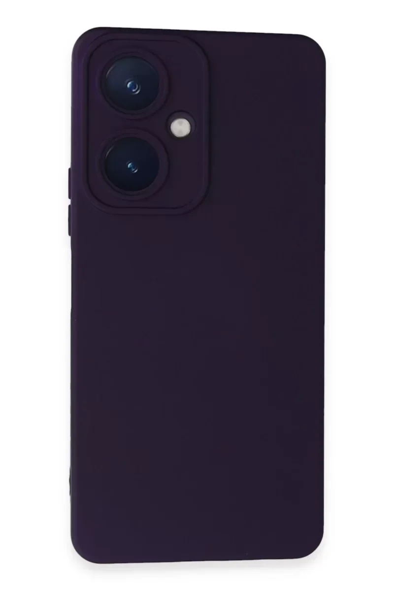 Vivo Y27 Kılıf Nano içi Kadife Silikon - Mor