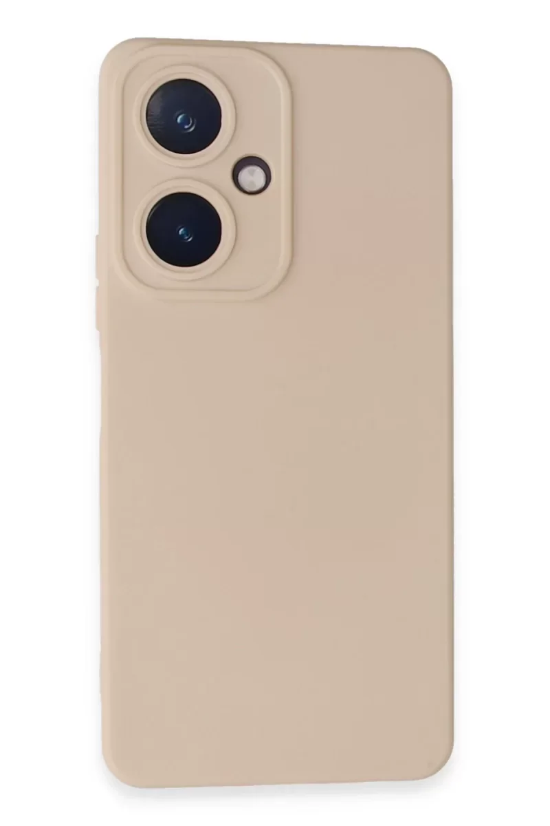 Vivo Y27 Kılıf Nano içi Kadife Silikon - Pudra Vivo Y27 Kılıf Nano içi Kadife Silikon - Pudra