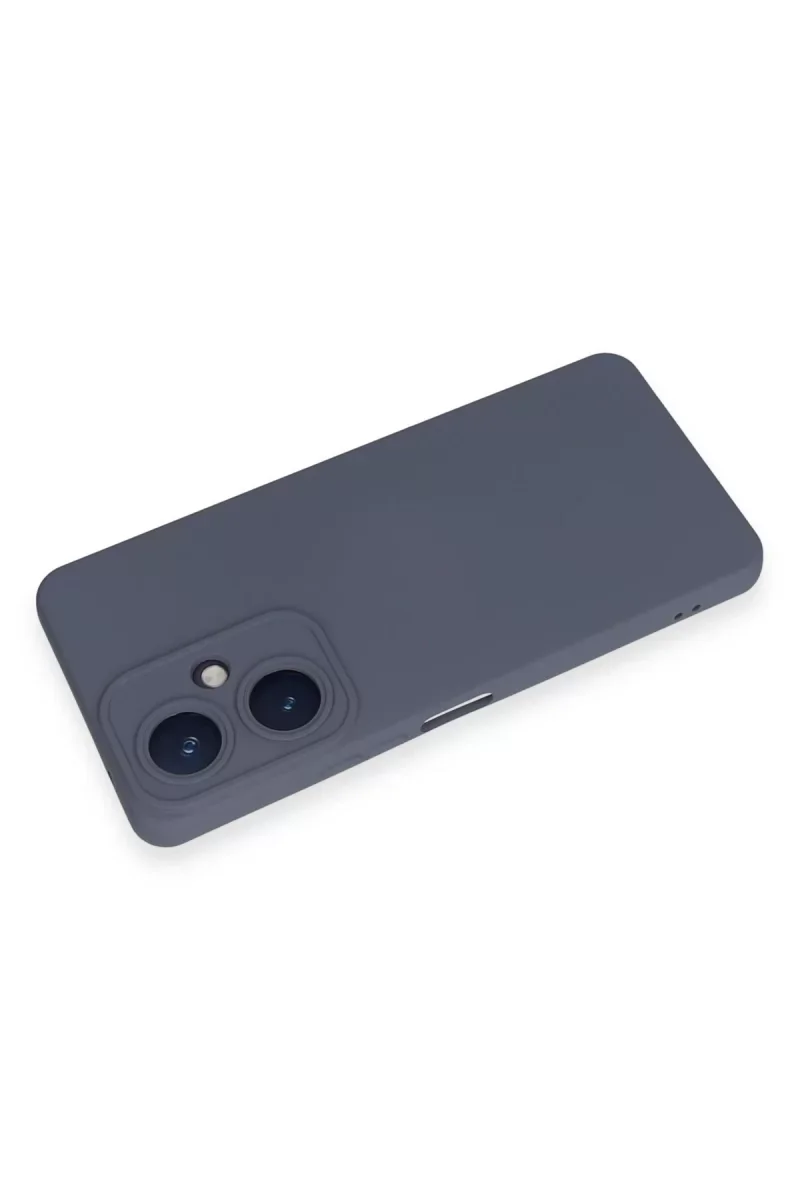 Vivo Y27 Kılıf Nano içi Kadife Silikon - Gri