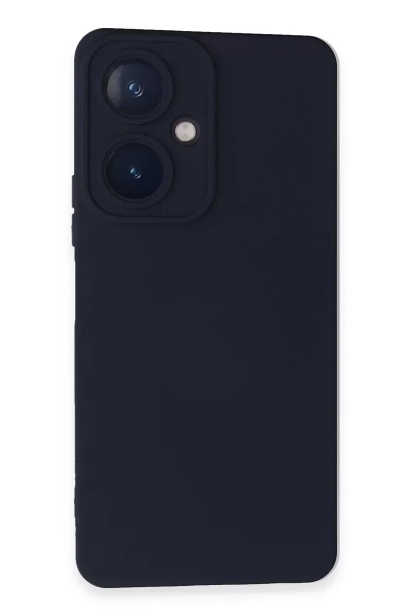 Vivo Y27 Kılıf Nano içi Kadife Silikon - Lacivert