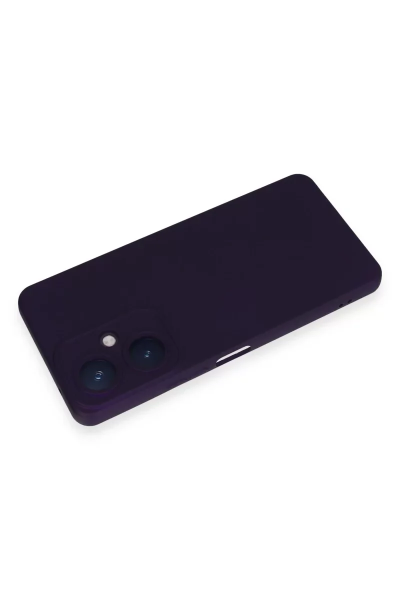 Vivo Y27 Kılıf Nano içi Kadife Silikon - Mor