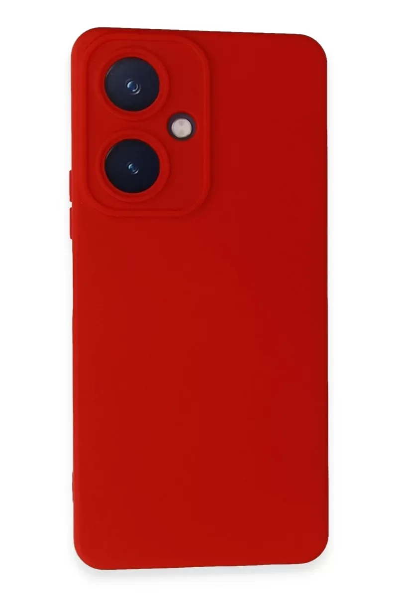 Vivo Y27 Kılıf Nano içi Kadife Silikon - Kırmızı