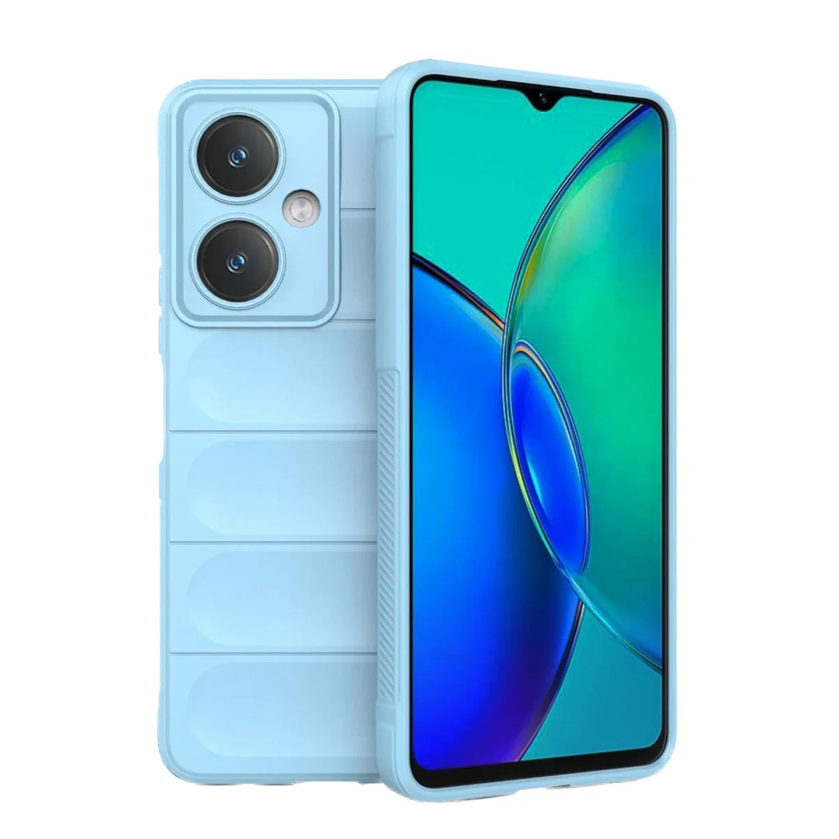 Vivo Y27 Kılıf Optimum Silikon - Sky Blue Vivo Y27 Kılıf Optimum Silikon - Sky Blue