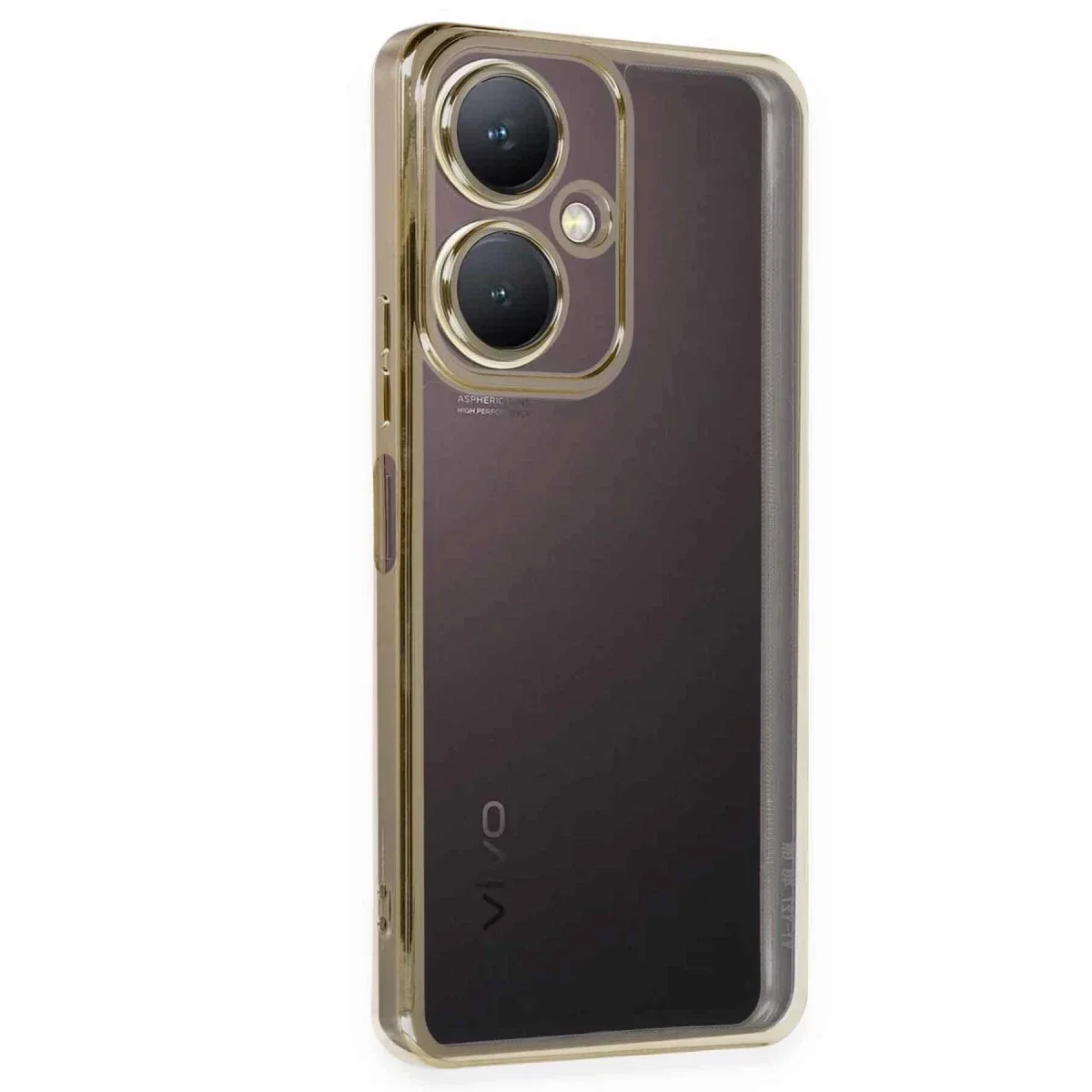 Vivo Y27 Kılıf Razer Lensli Silikon - Gold Fiyatı, Yorumları ve Özellikleri