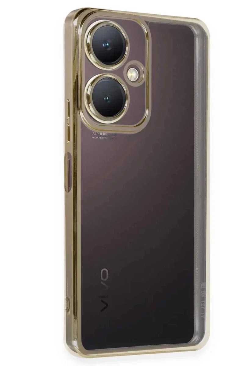 Vivo Y27 Kılıf Razer Lensli Silikon - Gold Fiyatı, Yorumları ve Özellikleri