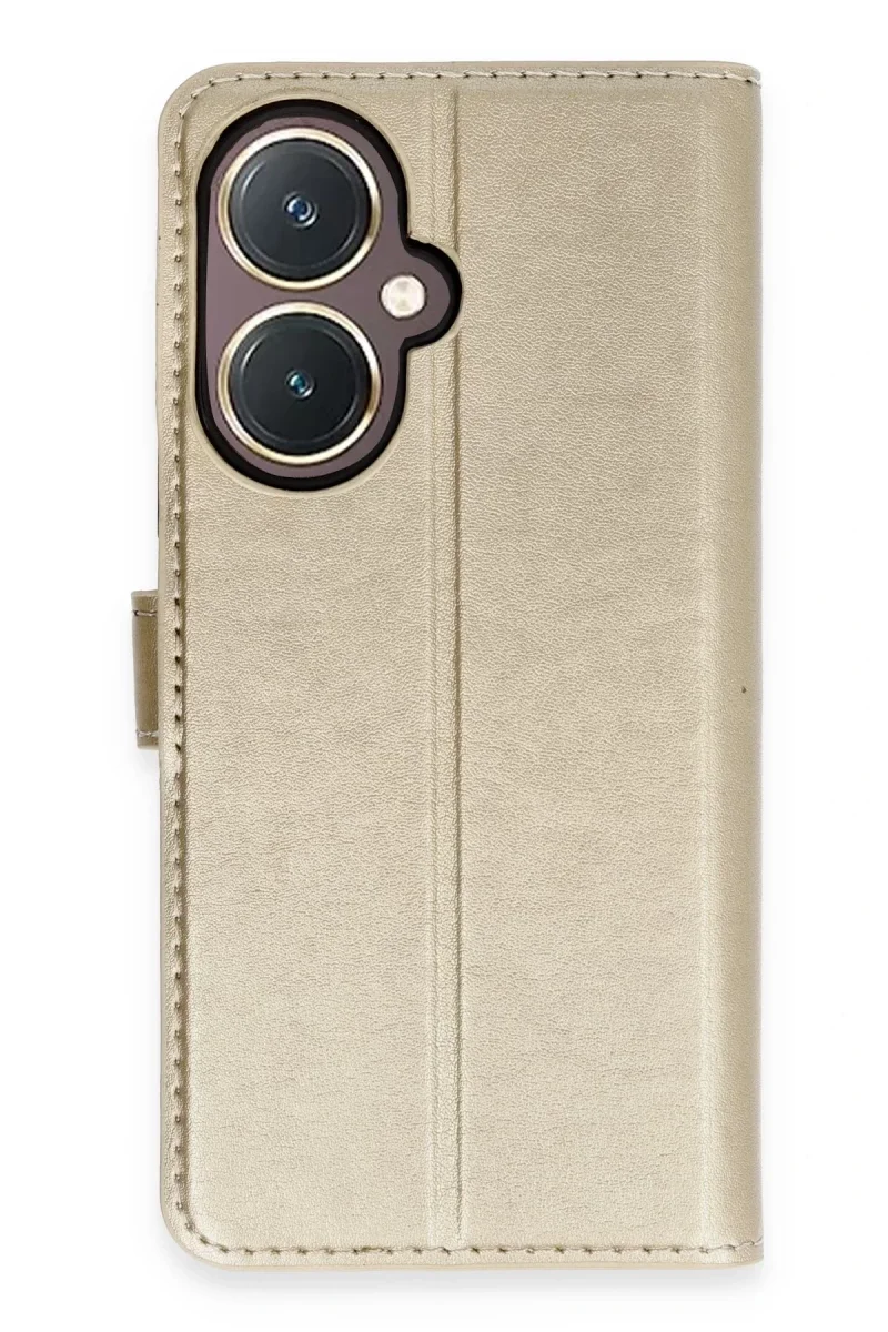 Vivo Y27 Kılıf Trend S Plus Kapaklı Kılıf - Gold Fiyatı, Yorumları ve Özellikleri