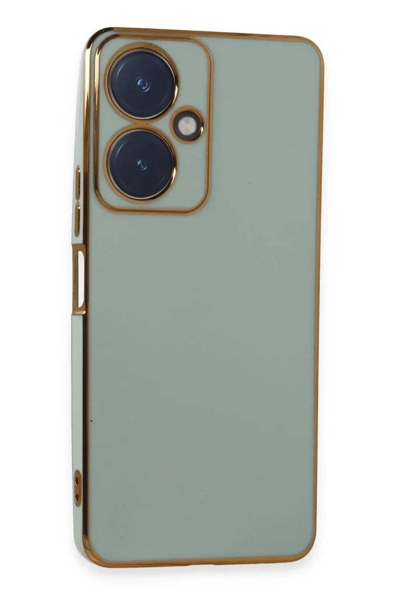 Vivo Y27 Kılıf Volet Silikon - Açık Yeşil