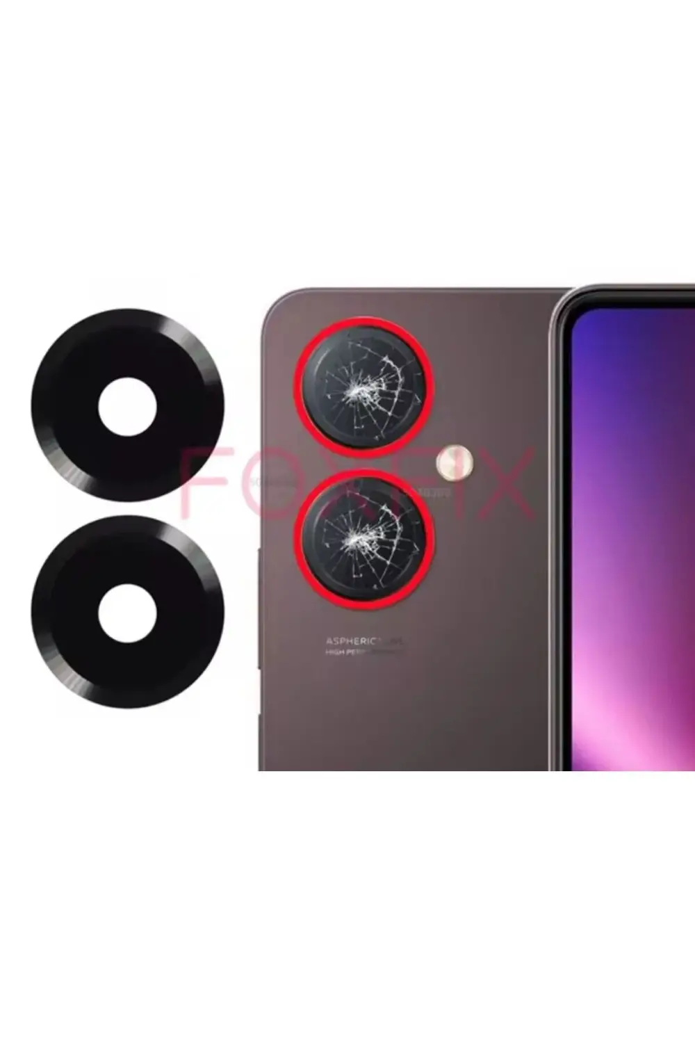 Vivo Y27 Uyumlu Kamera Camı Kamera Lensi