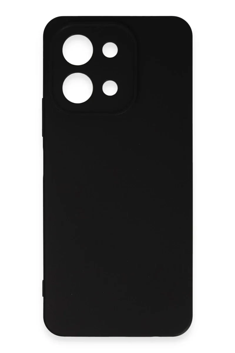 Vivo Y28 Kılıf First Silikon - Siyah