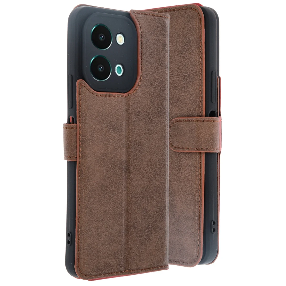 Vivo Y28 Kılıf Trend S Plus Kapaklı Kılıf - Taba Vivo Y28 Kılıf Trend S Plus Kapaklı Kılıf - Taba