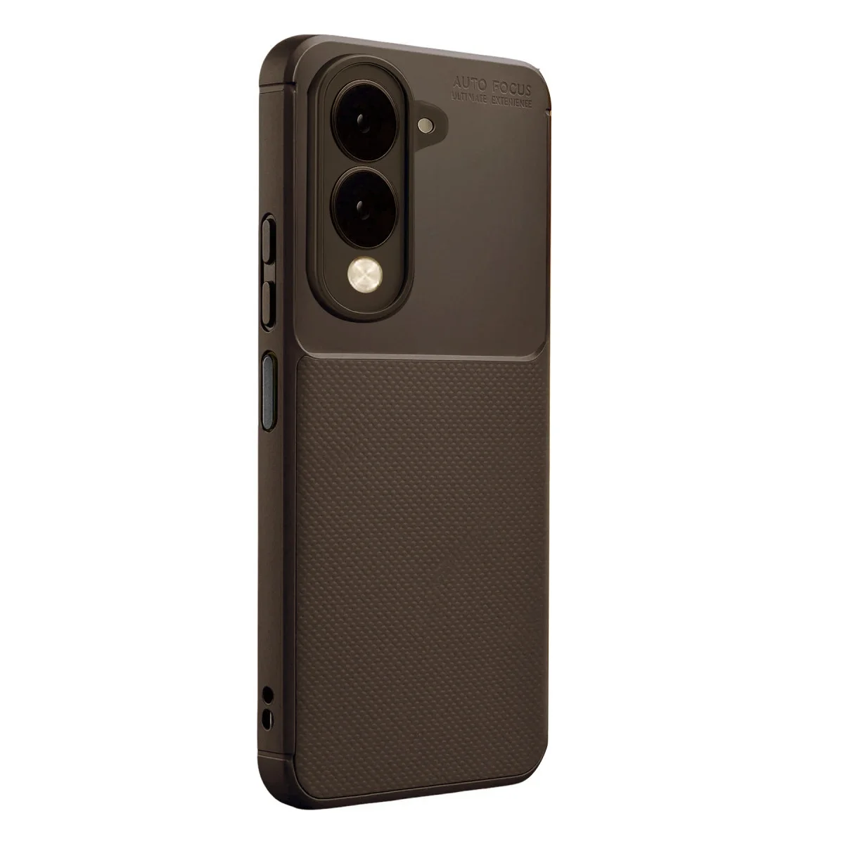 Vivo Y29s Auto Focus Karbon Kapak - Kahverengi Vivo Y29s Auto Focus Karbon Kapak - Kahverengi