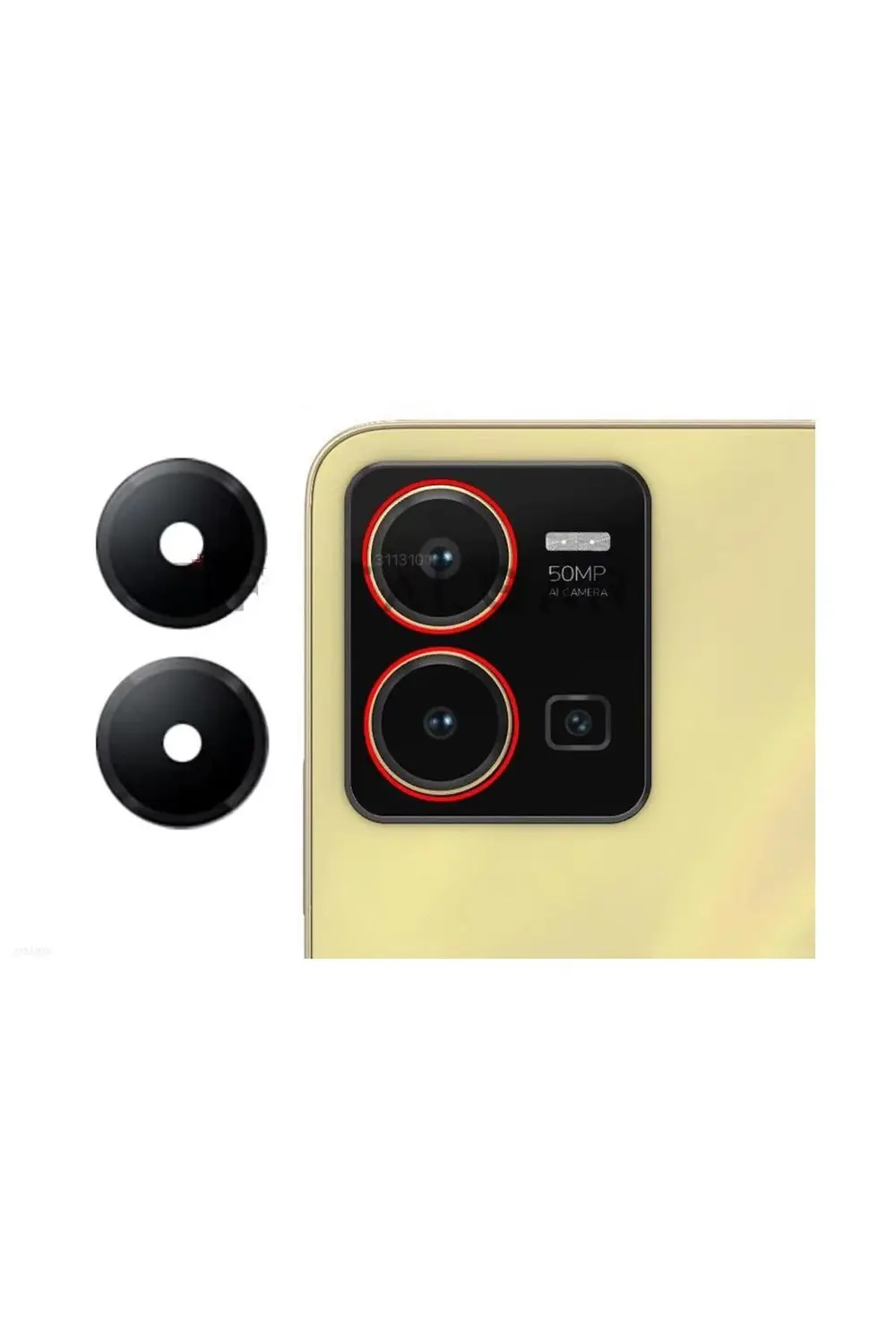 Vivo Y35 İle Uyumlu Kamera Camı V2205