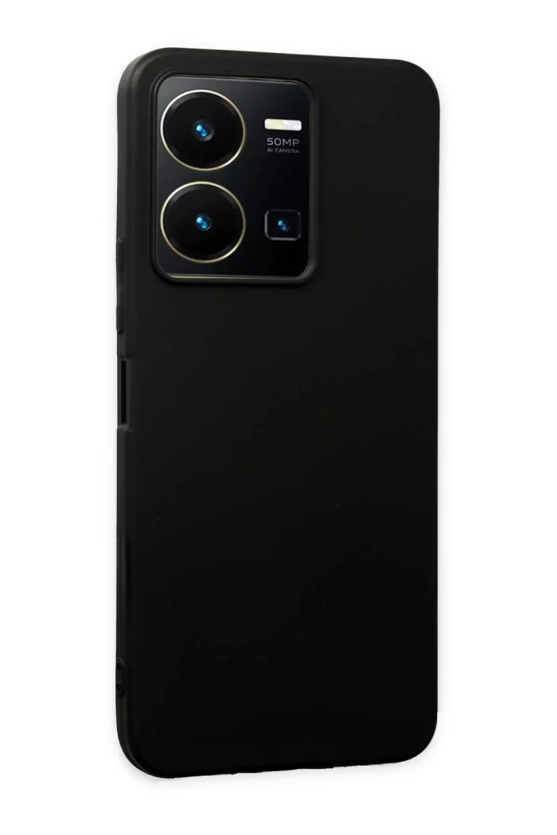 Vivo Y35 Kılıf First Silikon - Siyah Vivo Y35 Kılıf First Silikon - Siyah