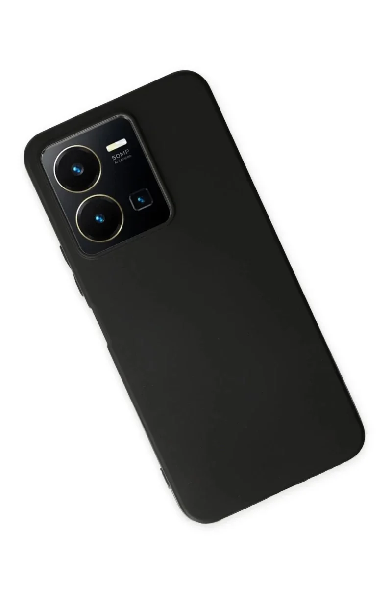 Vivo Y35 Kılıf First Silikon - Siyah Vivo Y35 Kılıf First Silikon - Siyah