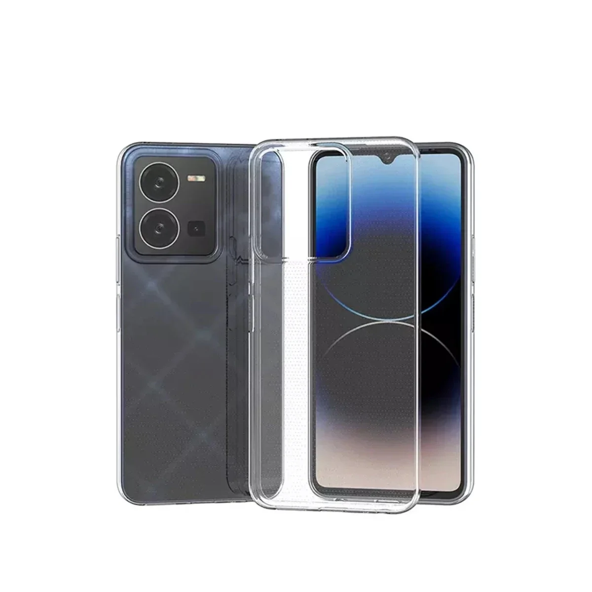 Vivo Y35 Kılıf Lüx Şeffaf Silikon Vivo Y35 Kılıf Lüx Şeffaf Silikon