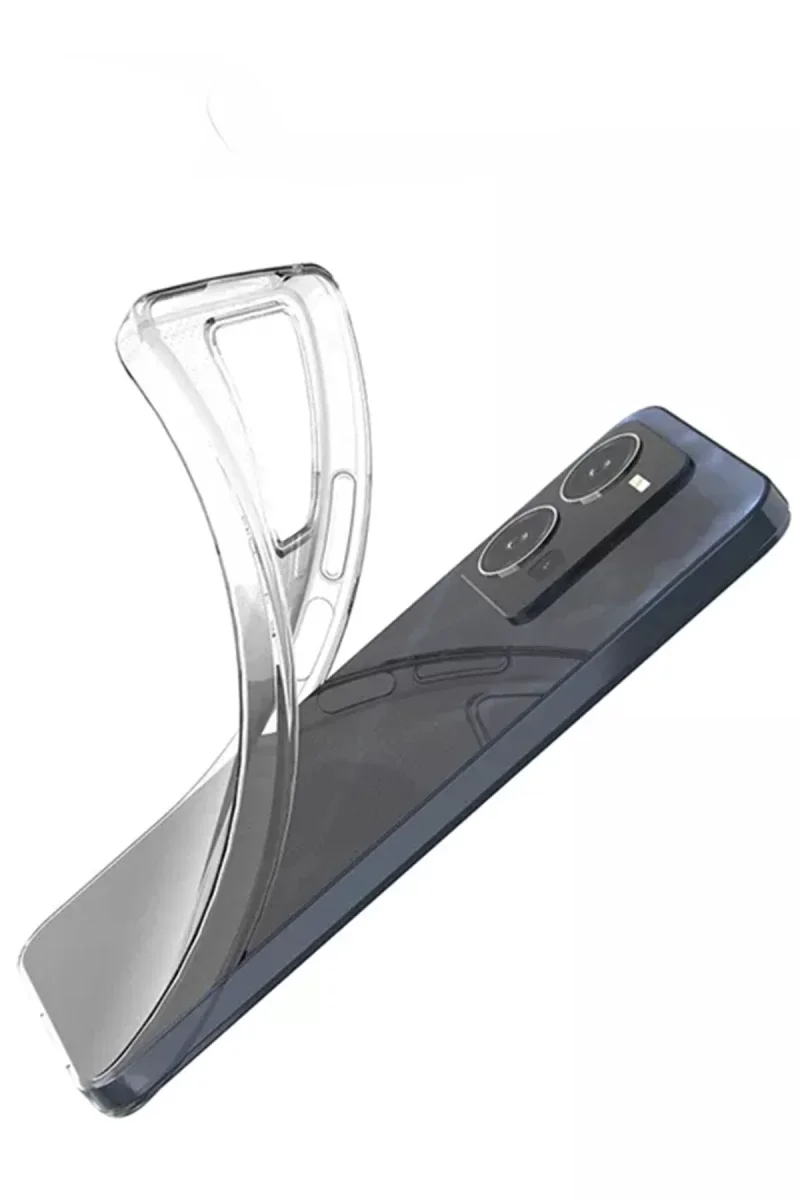 Vivo Y35 Kılıf Lüx Şeffaf Silikon Vivo Y35 Kılıf Lüx Şeffaf Silikon