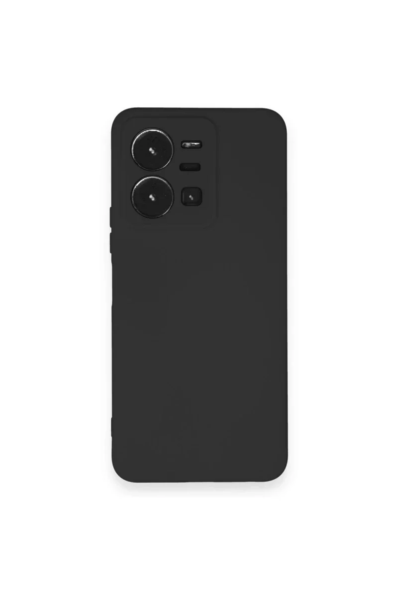 Vivo Y35 Kılıf Nano içi Kadife Silikon - Siyah Vivo Y35 Kılıf Nano içi Kadife Silikon - Siyah