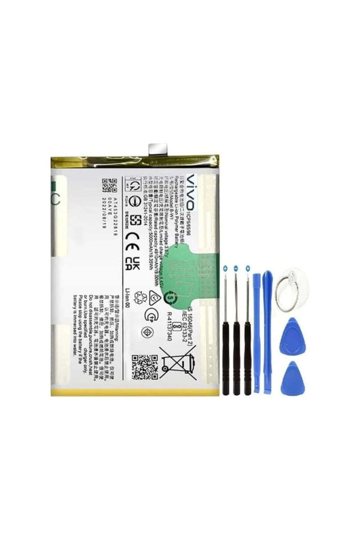 Vivo Y35 Pil Batarya +tamir Seti 5000 Mah