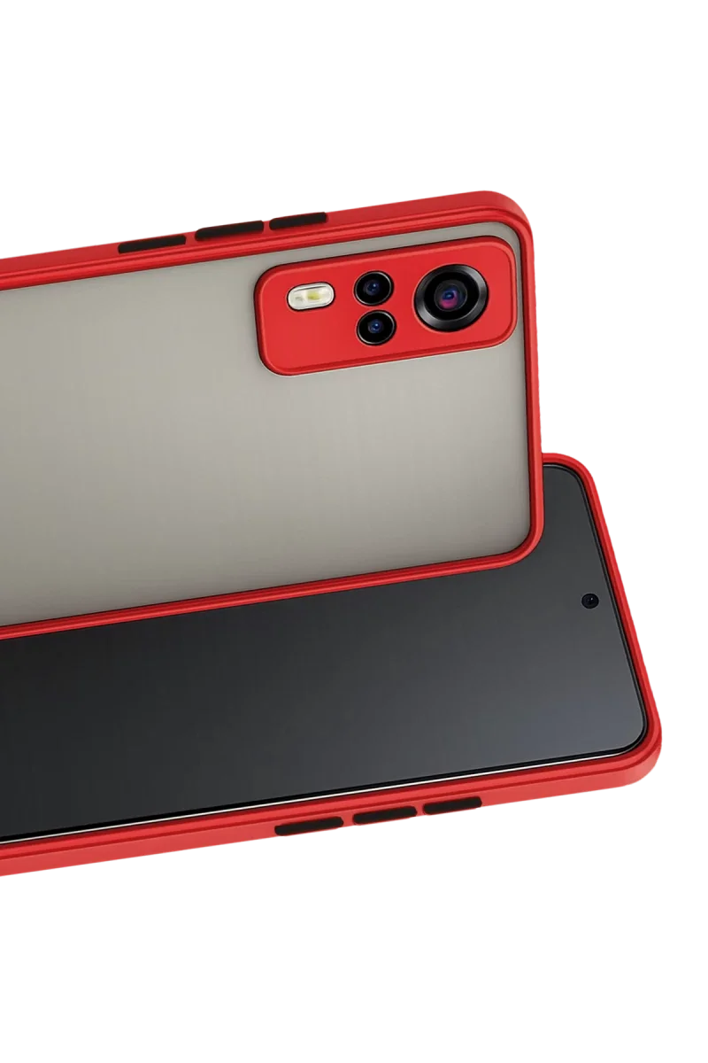 Vivo Y53S Kılıf Montreal Silikon Kapak - Kırmızı Vivo Y53S Kılıf Montreal Silikon Kapak - Kırmızı