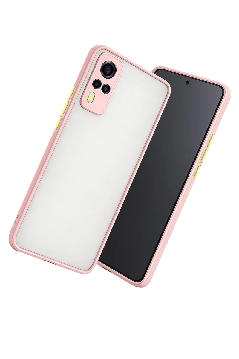 Vivo Y53S Kılıf Montreal Silikon Kapak - Pembe Vivo Y53S Kılıf Montreal Silikon Kapak - Pembe