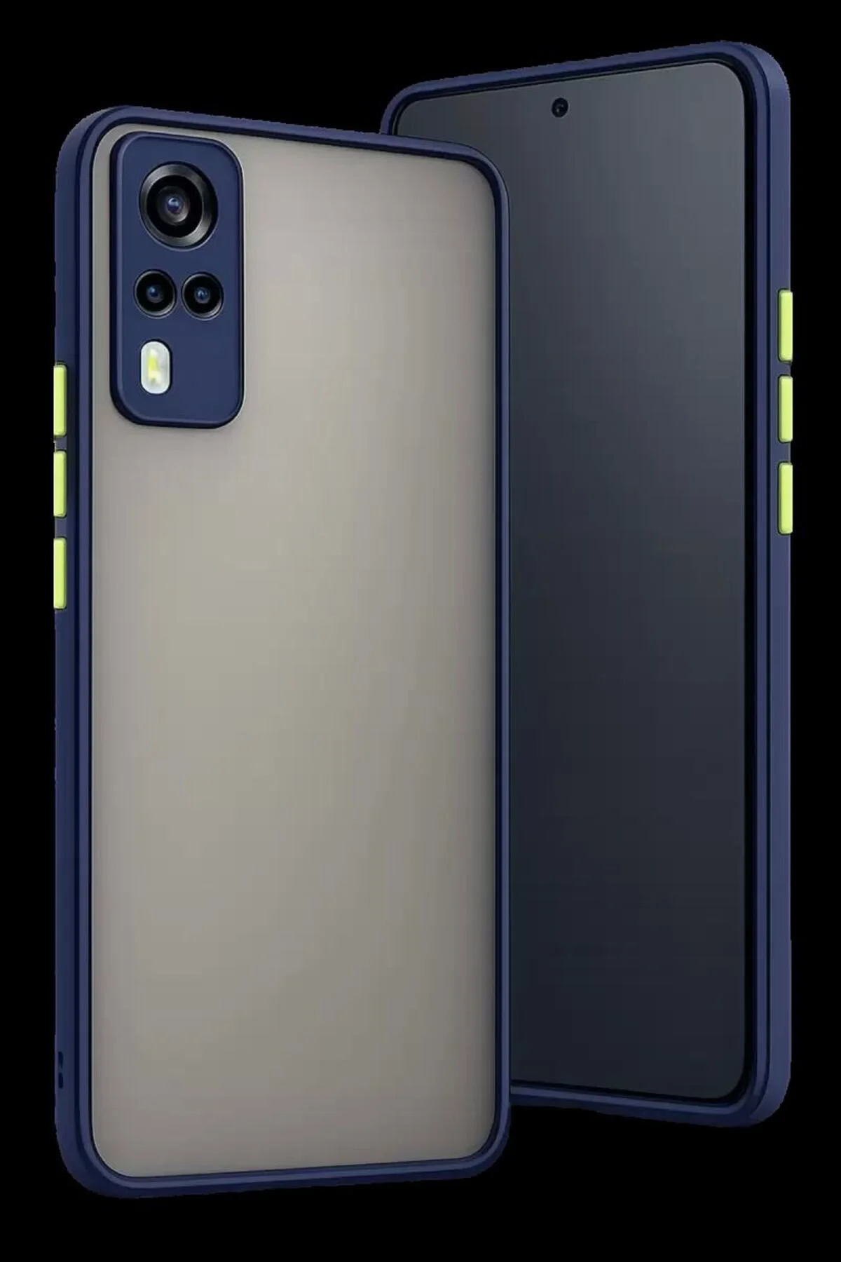 Vivo Y53S Kılıf Montreal Silikon Kapak - Lacivert