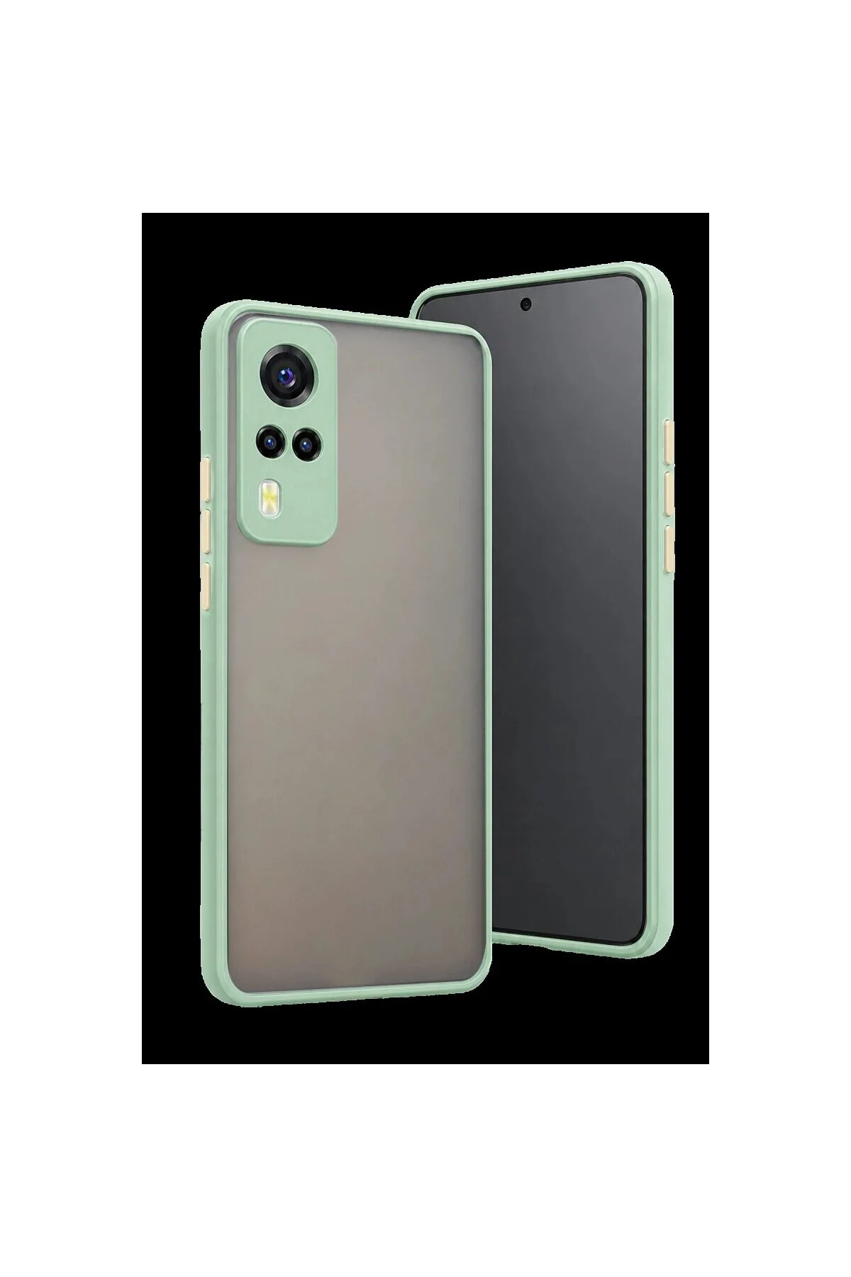 Vivo Y53s Kılıf Montreal Silikon Kapak - Turkuaz