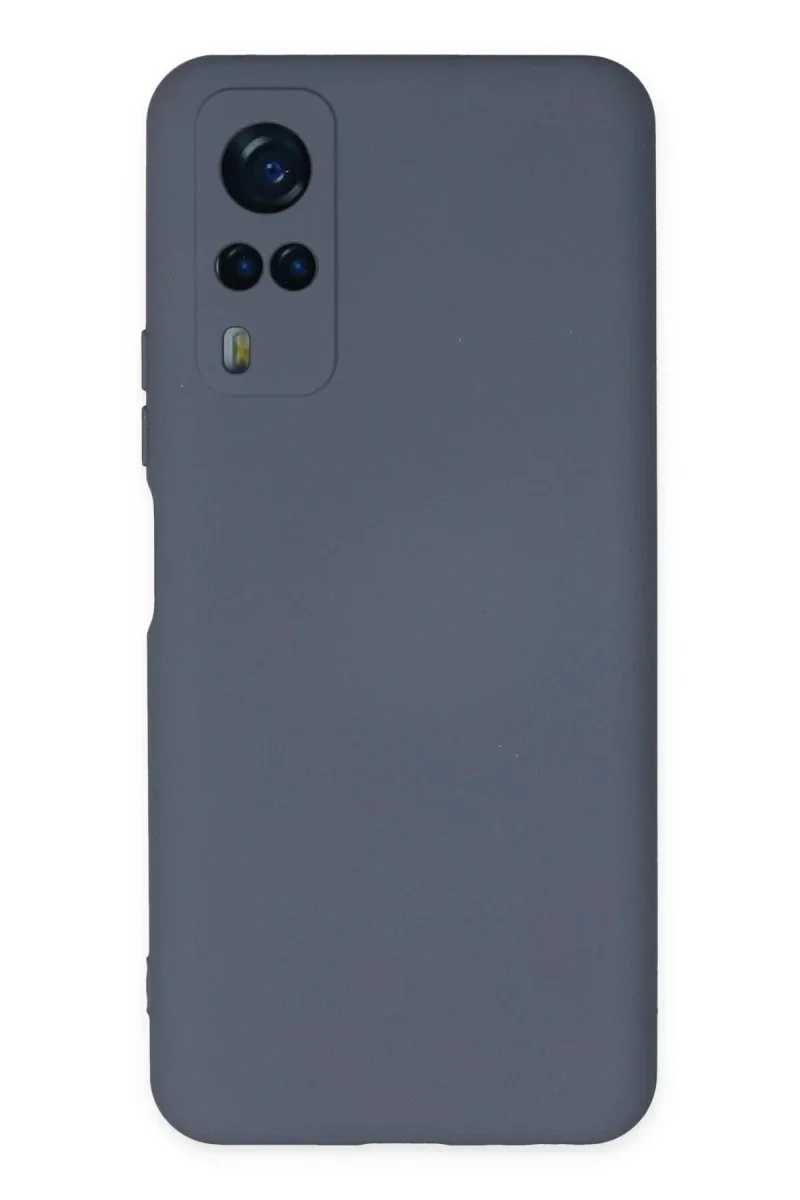 Vivo Y53S Kılıf Nano içi Kadife Silikon - Gri Vivo Y53S Kılıf Nano içi Kadife Silikon - Gri