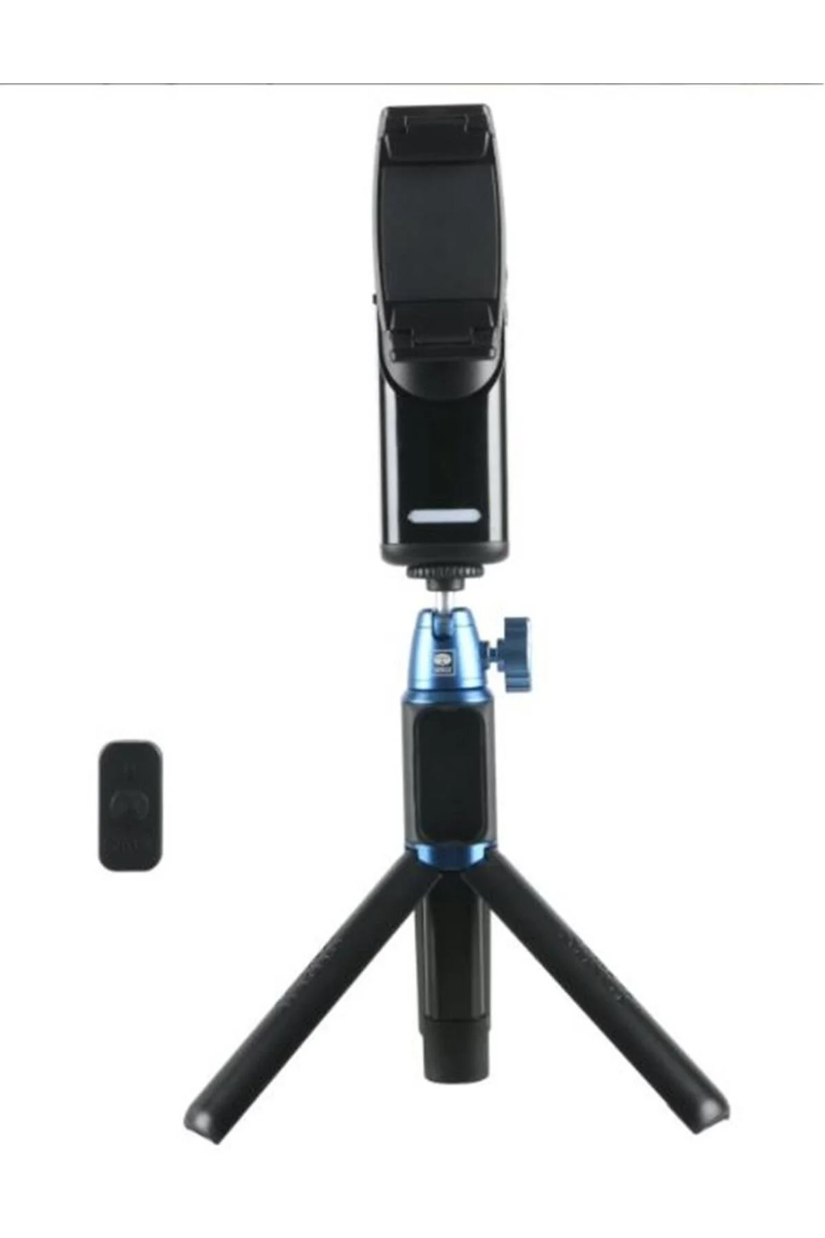 Vk-2k Mobil Gimbal + Çok Fonksiyonlu Masa Üstü Tripod Seti Siyah