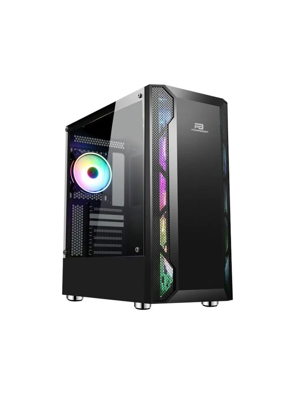 VK-G3701B 550w 80+ USB 3.0 ATX, ARGB Fan, Mesh+Stirp Siyah Kasa