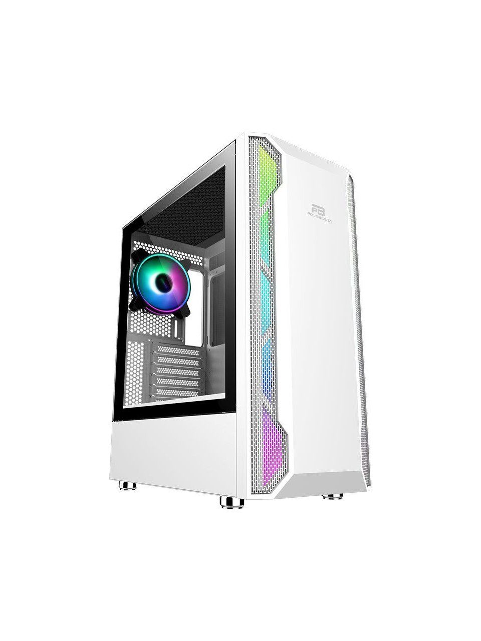 Tunçmatik Vk-G3701w Usb 3.0 Atx, Argb Fan, Mesh+Stirp Beyaz Kasa (Psu Yok)