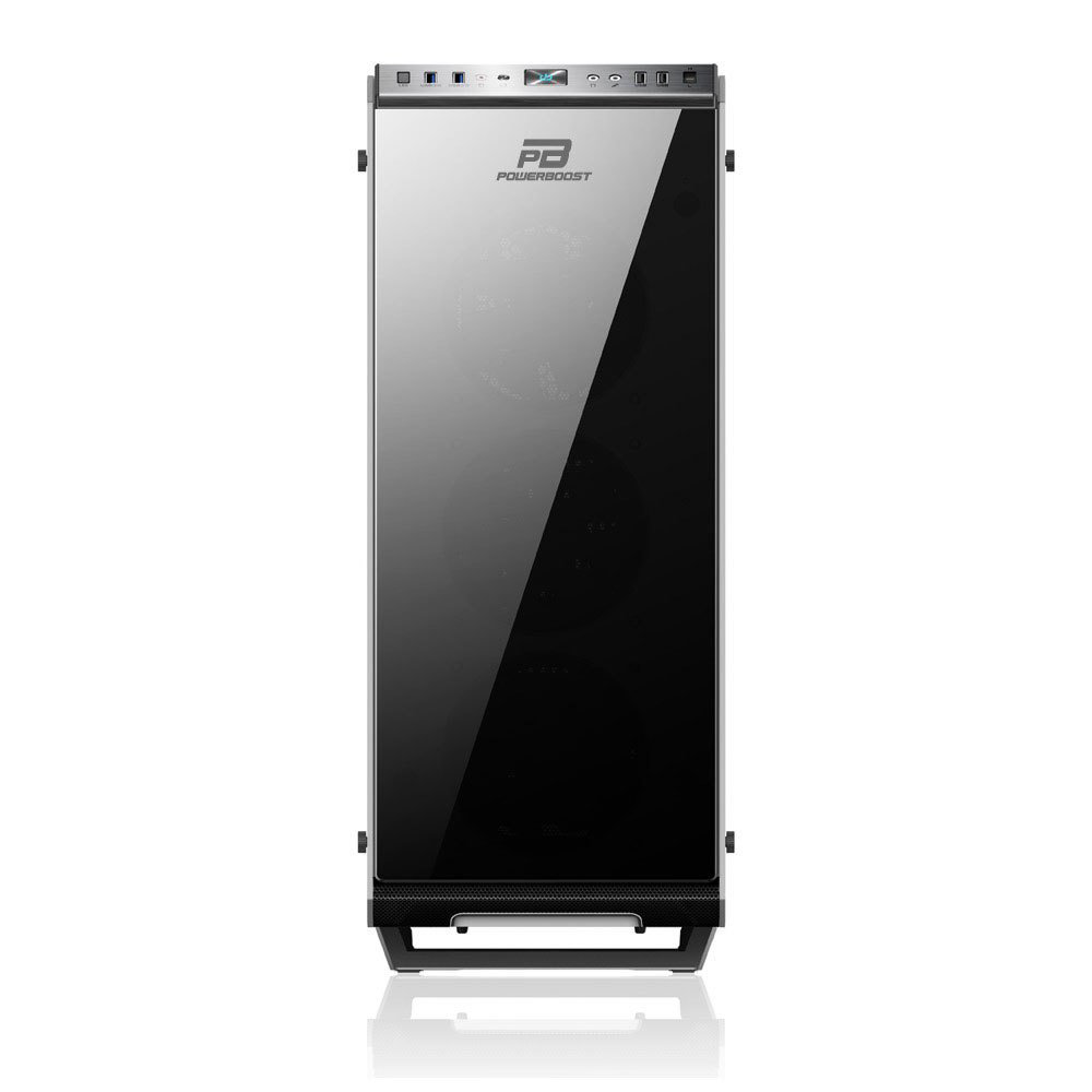 Tunçmatik Vk-G3903s Usb3.0 Full Siyah Tempered Glass 6Xhalo Reguler Rgb Fan