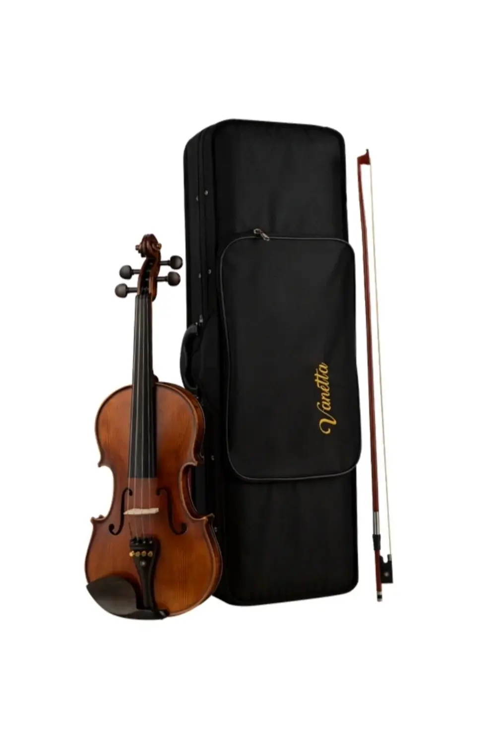 VL-4 / 4/4 Masif Keman (Abanoz Kulak ve Aksam)