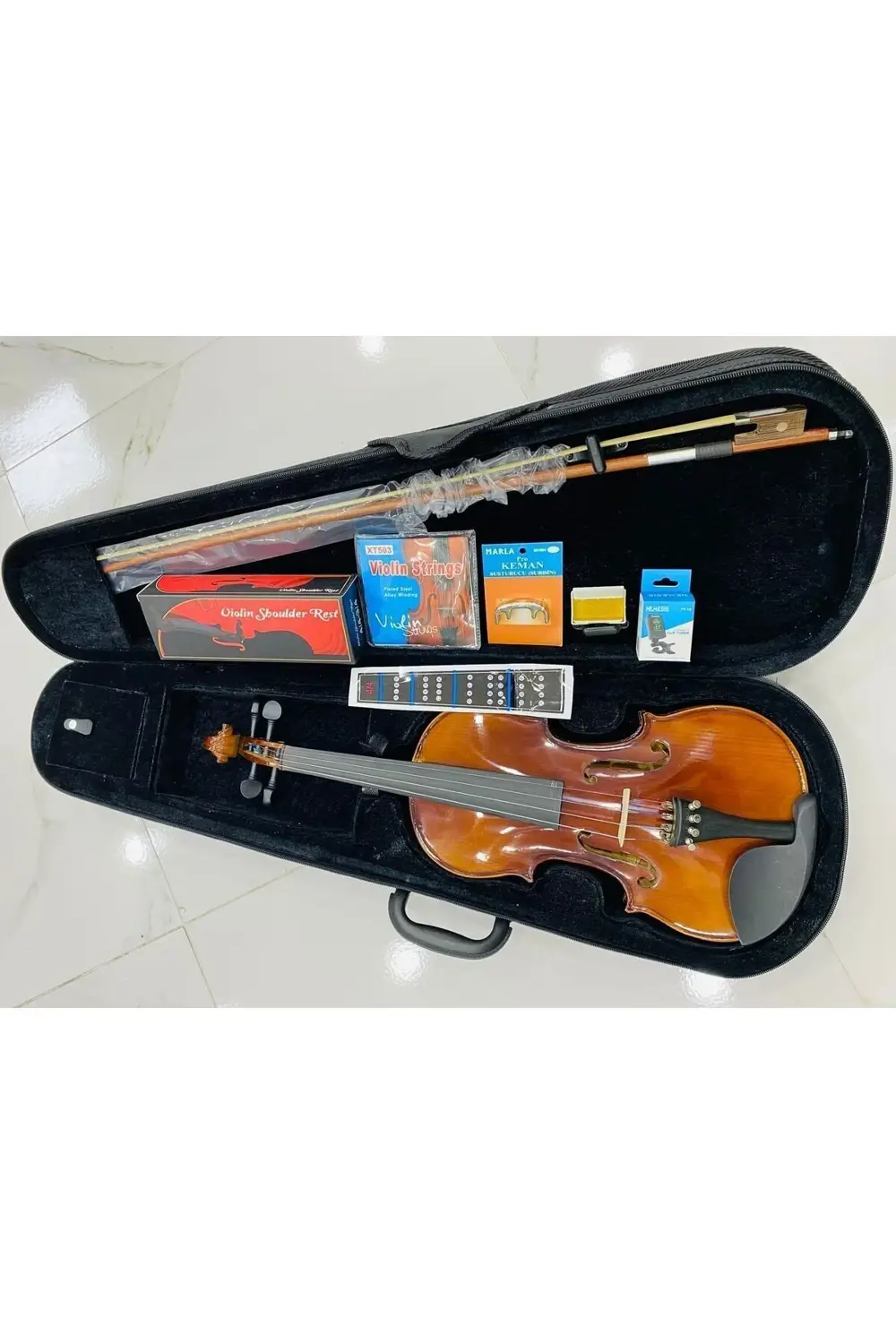 Vl904s Parlak 4/4 Keman Full Seti !!